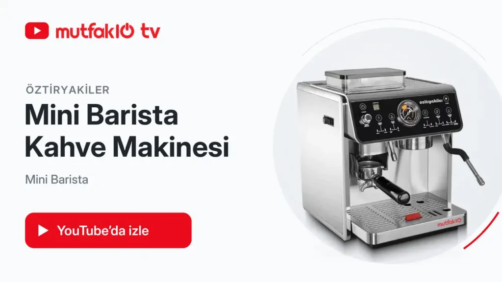 Öztiryakiler Mini Barista Ev tipi Öğütücülü Espresso Kahve Makinesi Pid Çift Kazan videosu
