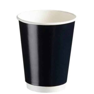 14 oz Double Wall Karton Bardak Siyah (500 Adet)