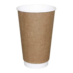 16 oz Double Wall Karton Bardak Kraft