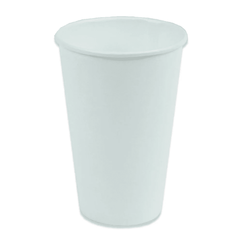 16 oz Double Wall Karton Bardak Beyaz (500 Adet)