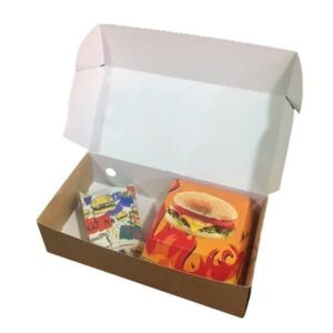 Hamburger Menü Kutusu 15x26x7 cm (100 Adet)