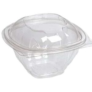 Plastik Kapaklı Salata Kasesi 375 cc (300 Adet)