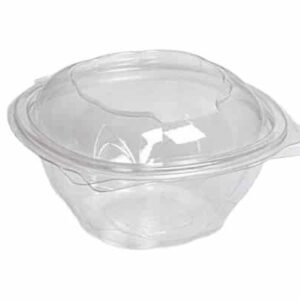 Plastik Kapaklı Salata Kasesi 500 cc (300 Adet)