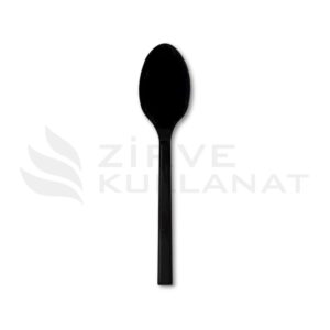 Plastik Kaşık Siyah Lüks