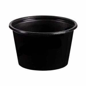 Plastik Sos Kabı 80 cc Siyah (1000 Adet)