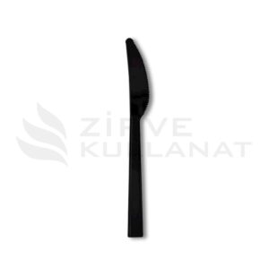 Plastik Bıçak Siyah Lüks