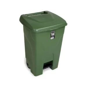 Bora Plastik Pedallı Çöp Kovası 80 Litre Yeşil